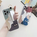 Moran Green Retractable Wristband Phone Case