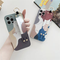 Moran Green Retractable Wristband Phone Case