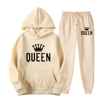 New Autumn And Winter Thickened Casual Hooded Men's Suit