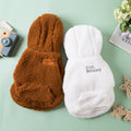 Double Layer Plush Autumn And Winter Pet Clothes