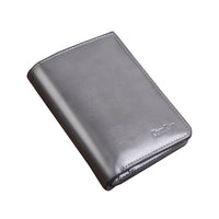 Men's Wallet Short Zipper Buckle Oil Wax Leather