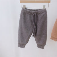 Children's Casual Pants Plus Cashmere Autumn And Winter Clothes