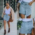European And American Style Irregular Skirt