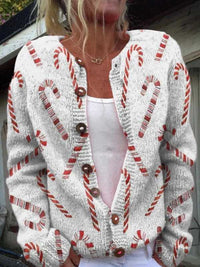Halloween 3D Digital Printing Comfortable Cardigan Coat For Women