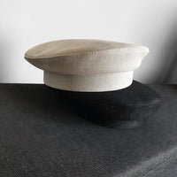 Dark Beret For Women With Large Faces Black Painters Cap