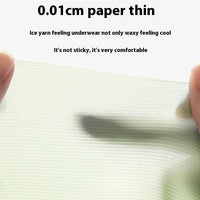 Summer Refreshing Breathable Men's Ice Silk Underwear Seamless Ultra-thin Boxers Boyshorts Shorts