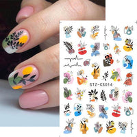 Fruit Graffiti Flame 3D Adhesive Simulation Sticker