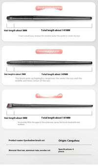 Eye Shadow Brush 6-piece Set Makeup Tools Beginner