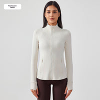 Yoga Sports Coat Women's Elastic Running