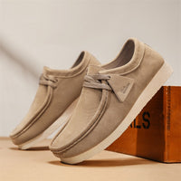 SpringSummer Matte Leather Snail Shoes Popular Online Soft Bottom Casual Leather Shoes Slip-on Gommino Men's Shoes