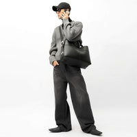 Large Silver Bag For Men A Niche Designer Piece
