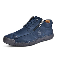 Hand-stitched Unisex Shoes With Soft Soles For Fallwinter