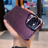 Transparent Lens Flip Stand Phone Case