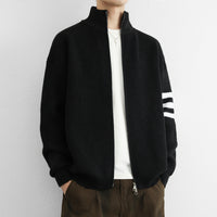 Three-needle Knit Sweater Men's Cardigan Jacket