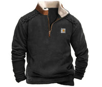 Half Zipper Sweater Men's 3d Digital Printing