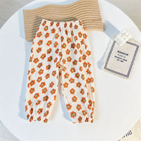 Summer New Style Boys And Girls Baby Double-Layer Gauze Casual Breathable Trousers