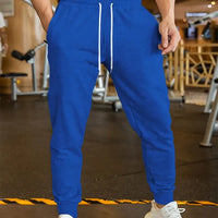 Linen Leisure Trousers Men's Elastic Lace Thin