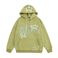 Fashion Loose Couple Hooded Coat