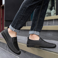Breathable And Lightweight Outdoor Hiking Hollow Out Men's Shoes Handmade Large Casual Shoes
