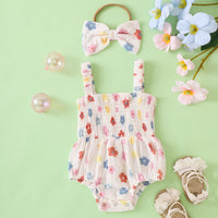 Girls' Fashion Personality Sling Romper Romper