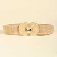 Fashion Stretch Women Glittering With Pearls Elastic Belt Decorative Skirt Belt Simple Premium Waist Cover