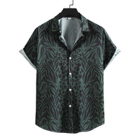 Summer New Plus Size Men's Casual Fashion 3D Digital Printing