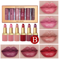 6-piece Lipstick Pearl Velvet Lipstick Set