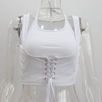 Ladies Sleeveless Tie-up Top