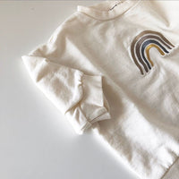 Long sleeve shorts children's suit