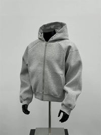 Winter Trendy Loose Retro Zipper Cardigan Sweater Male