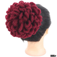 African Wig Bun Hair Bag Drawstring Dreadlocks Afro Hair Bag