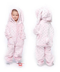Flannel Children's Animal One-piece Pajamas