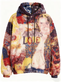 Fashion Casual Printed Polyester Sweater
