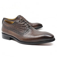 Fashion Top Layer Cowhide Business Leather Shoes
