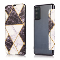 Suitable For S20 S21 S20FE NOTE20 A51A21S Marble Hot Stamping Leather Case
