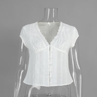 Cross-border White Shirt European And American Style