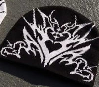 Jacquard Knitted Hat Hip Hop Men's And Women's Same Casual Stretch Keep Warm