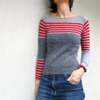 New Hot Sale Round Neck Multicolor Loose Fashion Pullover Sweater