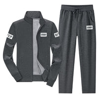 Jacket Arrow Casual Pants Sweatshirt Trousers Two Piece Set