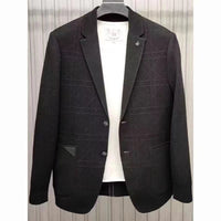 Men's AutumnWinter Suit Jacquard Sweater Outerwear