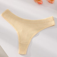 Womens Seamless Low-rise Cotton Sports Underwear
