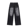 Contrast Color Inkjet Gradient Overalls Men's Clothing
