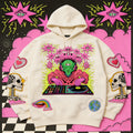 Fashion Casual Printed Polyester Sweater