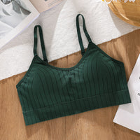 Underwireless Sports Vest With Chest Pads