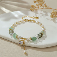 Natural Freshwater Pearl Bracelet Minimalist And Elegant Versatile Zircon Design
