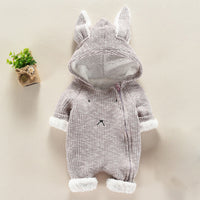 Newborn Infant Baby Boy Girl Cartoon Hooded D Ear Romper