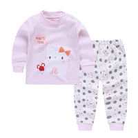 Autumn And Winter Pajamas, Baby Autumn Clothes, Long Trousers, Girls' Home Clothes, Long Sleeves