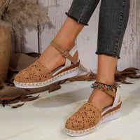 Women's Outerwear Hemp Rope Lace Casual Sandals