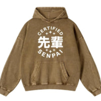 Heavyweight Washed Vintage Cotton Men's American Style Sweatshirt