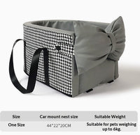Small Pet Safety Seat In Car Nest Travel Car Cushion
